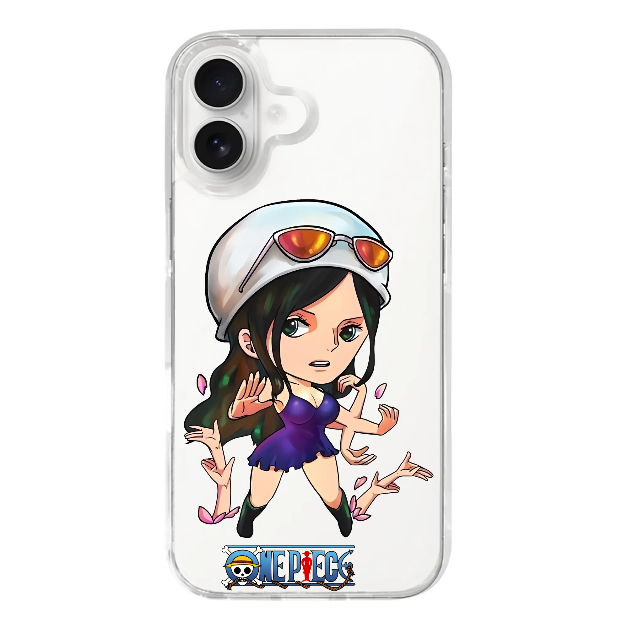 ワンピース グッズ ニコ・ロビン - iPhone 17シリーズ 透明スマホケース – 薄型・耐衝撃・精密フィット保護カバー